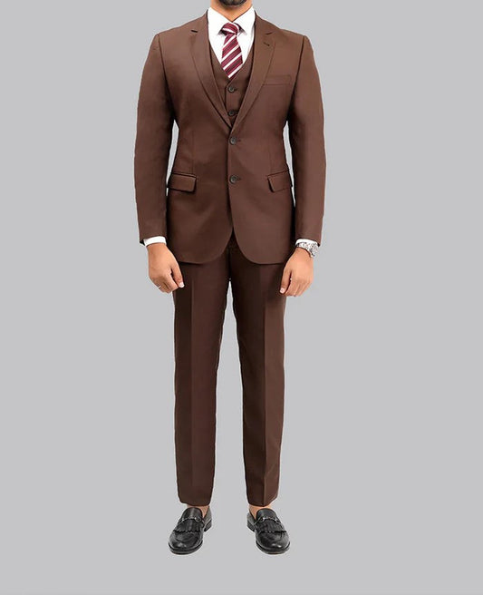 Cocoa Royale Brown Suiting — 3-Piece Signature Edition 🤎✨