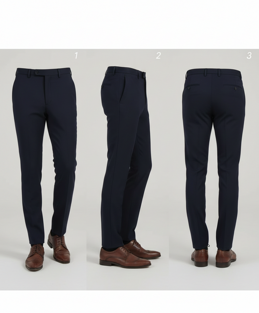 Imported Italian Midnight Navy Blue Suiting Pant – Elite Formal Wear